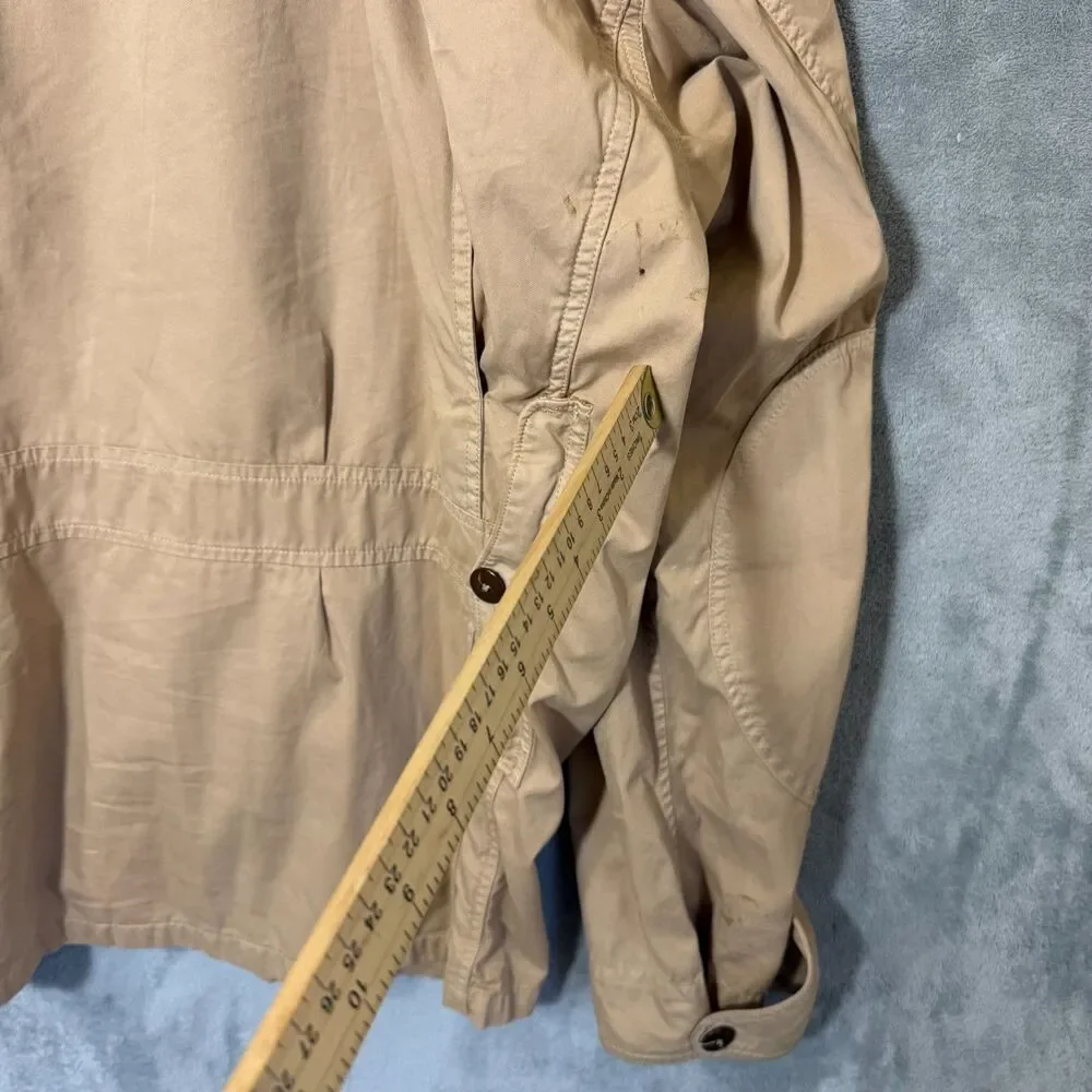 Polo Ralph Lauren Field Jacket 3XLT Tall Utility Tan Khaki Hood Corduroy READ